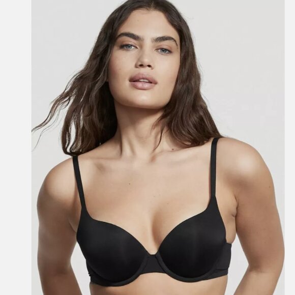 NEW VS Victoria’s Secret incredible perfect shape bra 36 C 36C BLACK push up - Picture 1 of 7